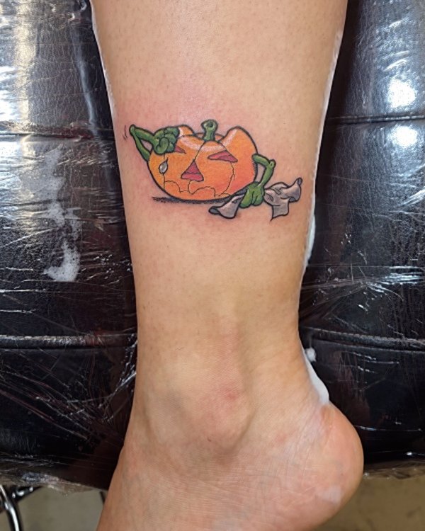 Liz Eth - Pumpkin Tattoo from "I Don’t Wanna Cry No More" drawing