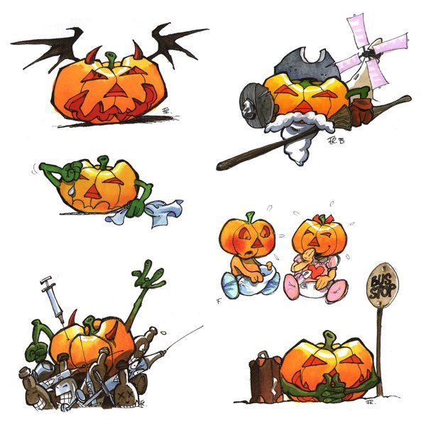 Pumpkins made for the Chameleon Album