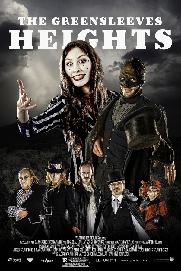 Movie poster made with different people photographed in my studio