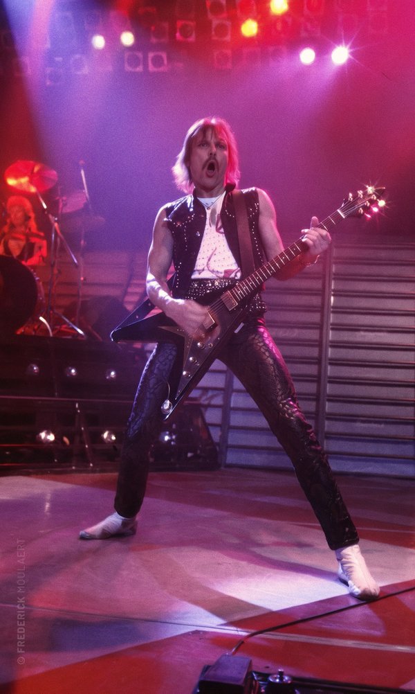 Rudolph Schenker - The Scorpions - Love at First Sting Tour 1984