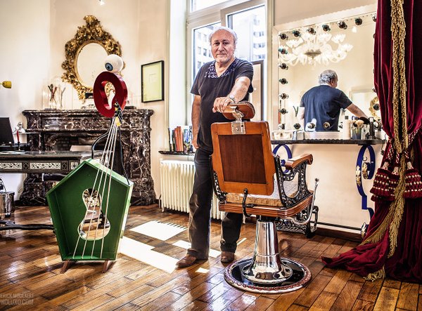 Jean-Jacques Cohen - Hairdresser and gallery owner (Sablon)