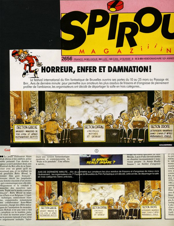 Invitations for the BIFFF published in the press