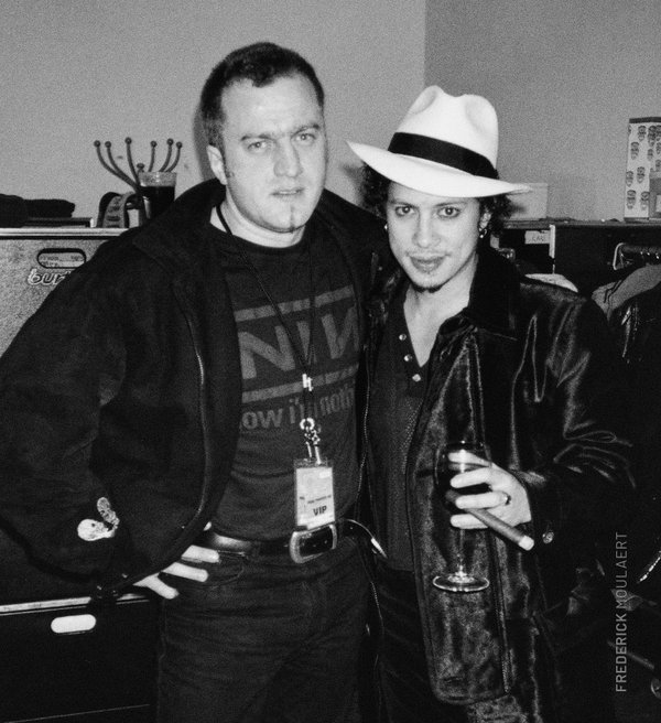 Kirk with me aftershow - Poor Touring Me - Oslo, Norway - Nov. 1996