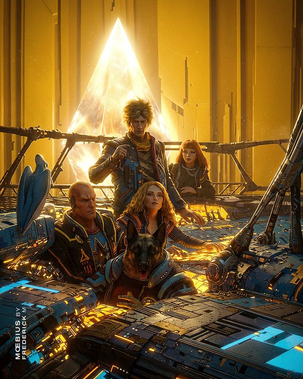 L'Incal IV - Hommage to Mœbius