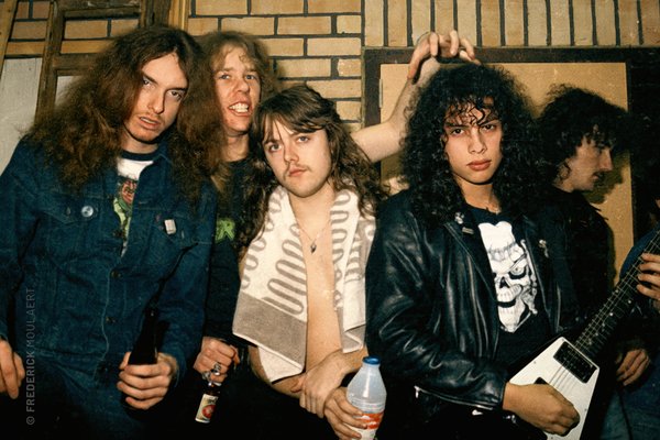 Metallica Aftershow when opening for Venom in February 1984