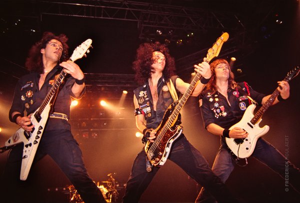 Jörg Fischer, Peter Baltes & Wolf Hoffmann - ACCEPT - Russian Roulette Tour 1986