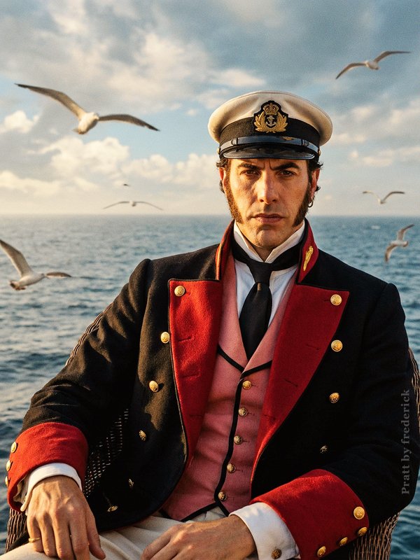 Sacha Baron Cohen in Corto Maltese