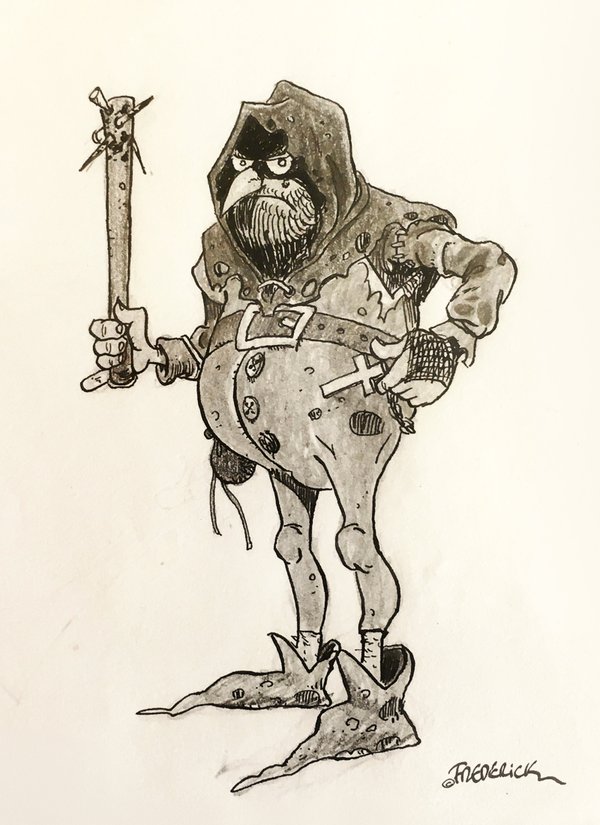 MALACHIE - original drawing from 1985 (St Luc years)