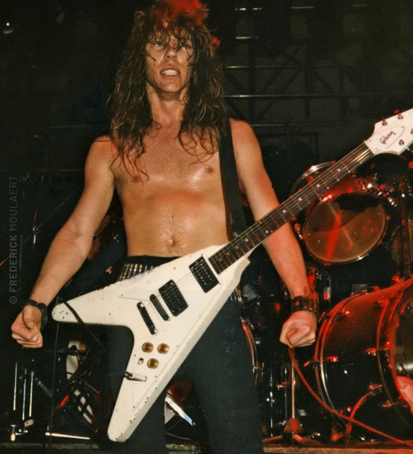 James Hetfield opening for Venom (7 Dates Of Hell 1984)