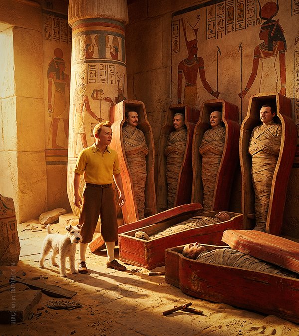 Tintin - The Cigars of the Pharaoh (3)