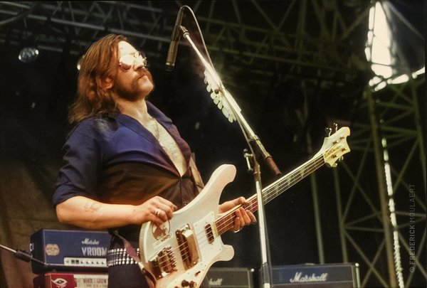 Lemmy of Motörhead at Heavy Sound Festival in June 1984