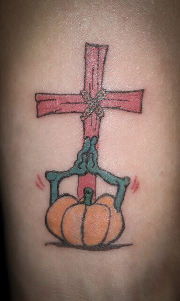 Daniel Ledesma - Pumpkin Tattoo from "I Believe" drawing