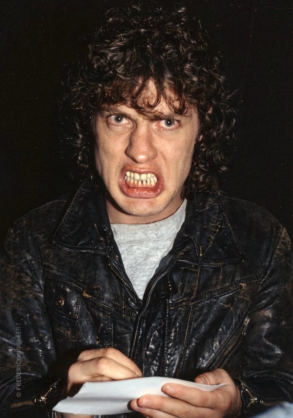 Angus Young - Brussels - Dec. 1982