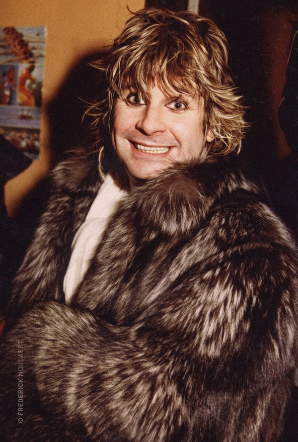 Ozzy Osbourne Backstage in Brussels 1983