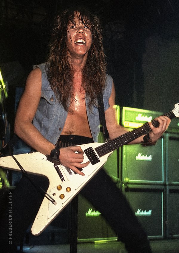 James Hetfield opening for Venom (7 Dates Of Hell 1984)