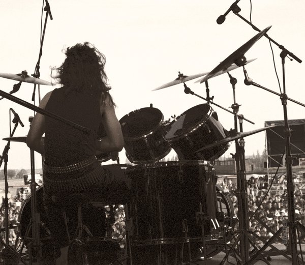 Dave Lombardo Live 1985 at the Heavy Sound Festival