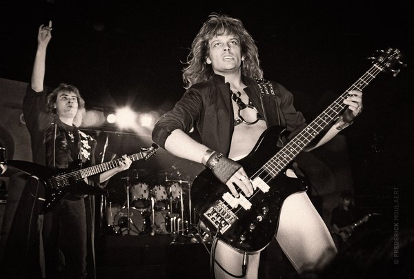 Michael Denner, Guitars & Timi Hansen, Bass - Fatal Portrait Tour 1986