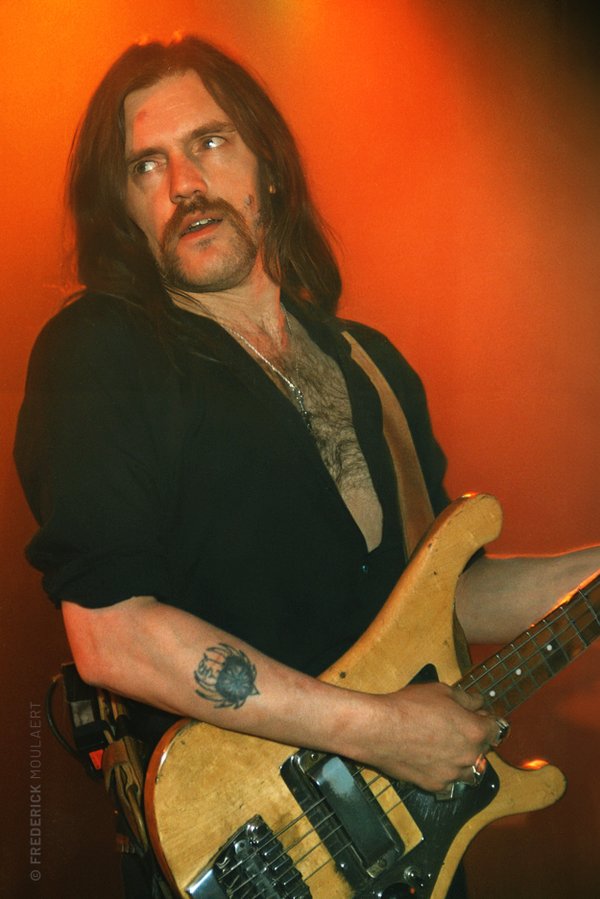 Motörhead's Lemmy on stage - 1986