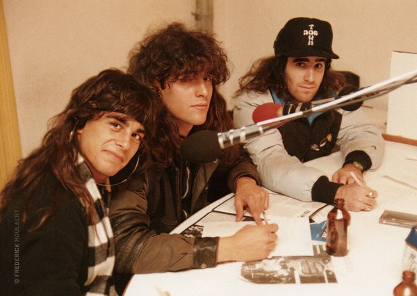 Anthrax filling my Rock Questionnaires (1987)