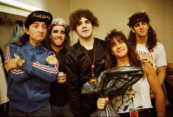 Anthrax photo-session in Ghent 1988