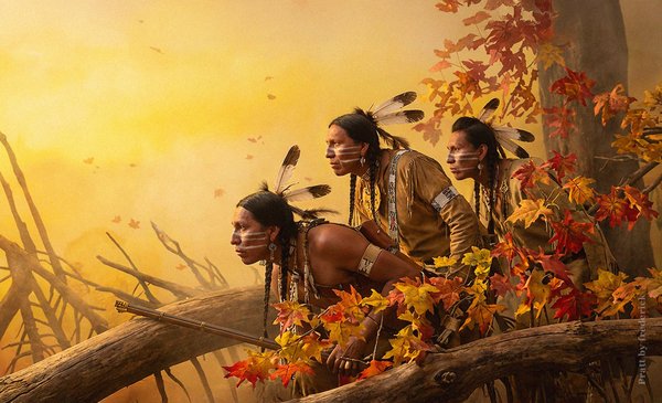 Hugo Pratt's injuns in a cinematic way