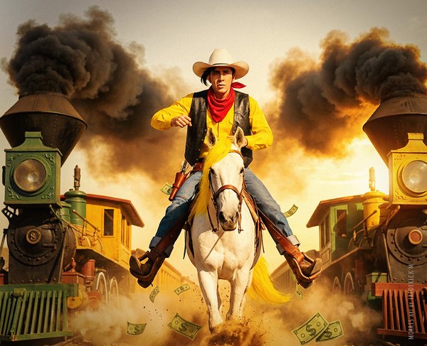 Lucky Luke in action