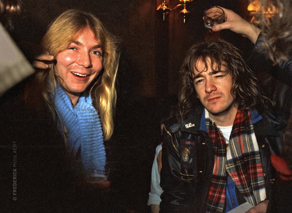A night out with Iron Maiden - Dave Murray & Adrian Smith completely wasted