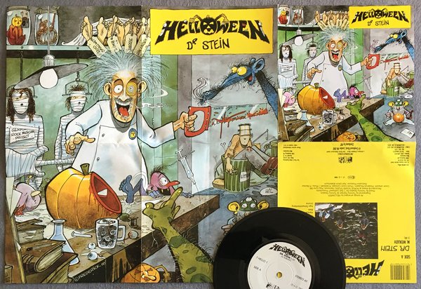 Helloween's "Dr Stein" Special Single poster artwork
