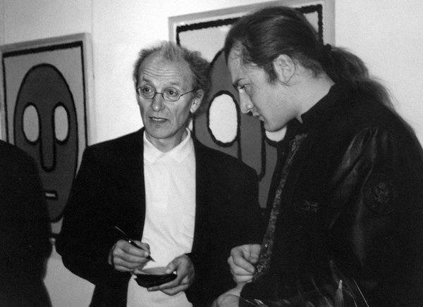 Jean Giraud aka Mœbius with me (Frederick Moulaert)