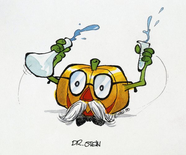 Pumpkin illustration of Dr Stein