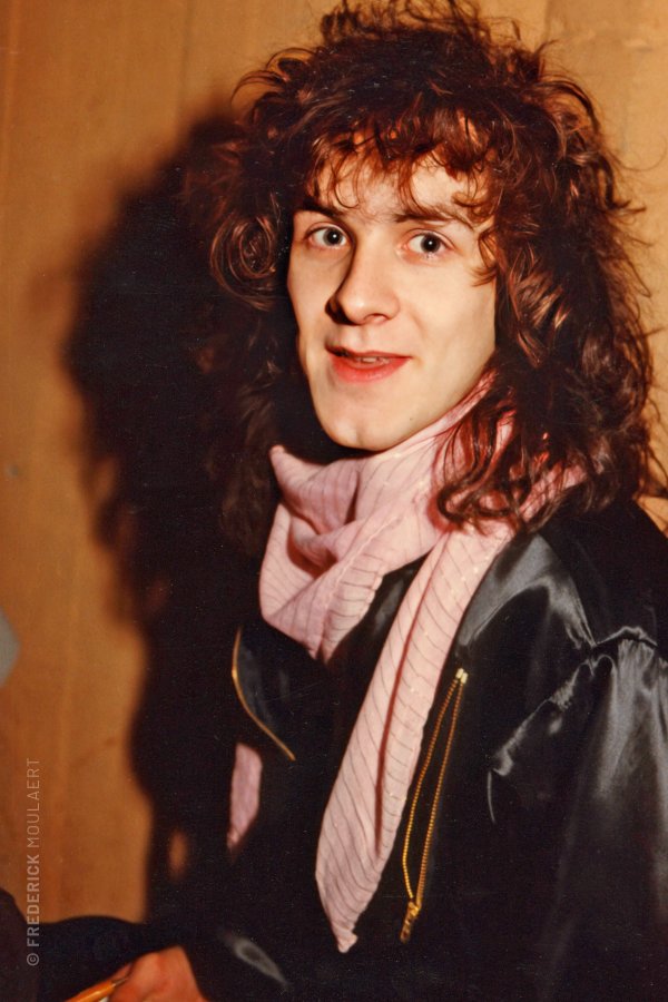 Vivian Campbell backstage Brussels - 1983