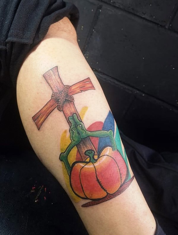 Unknown - Pumpkin Tattoo from "I Believe" drawing