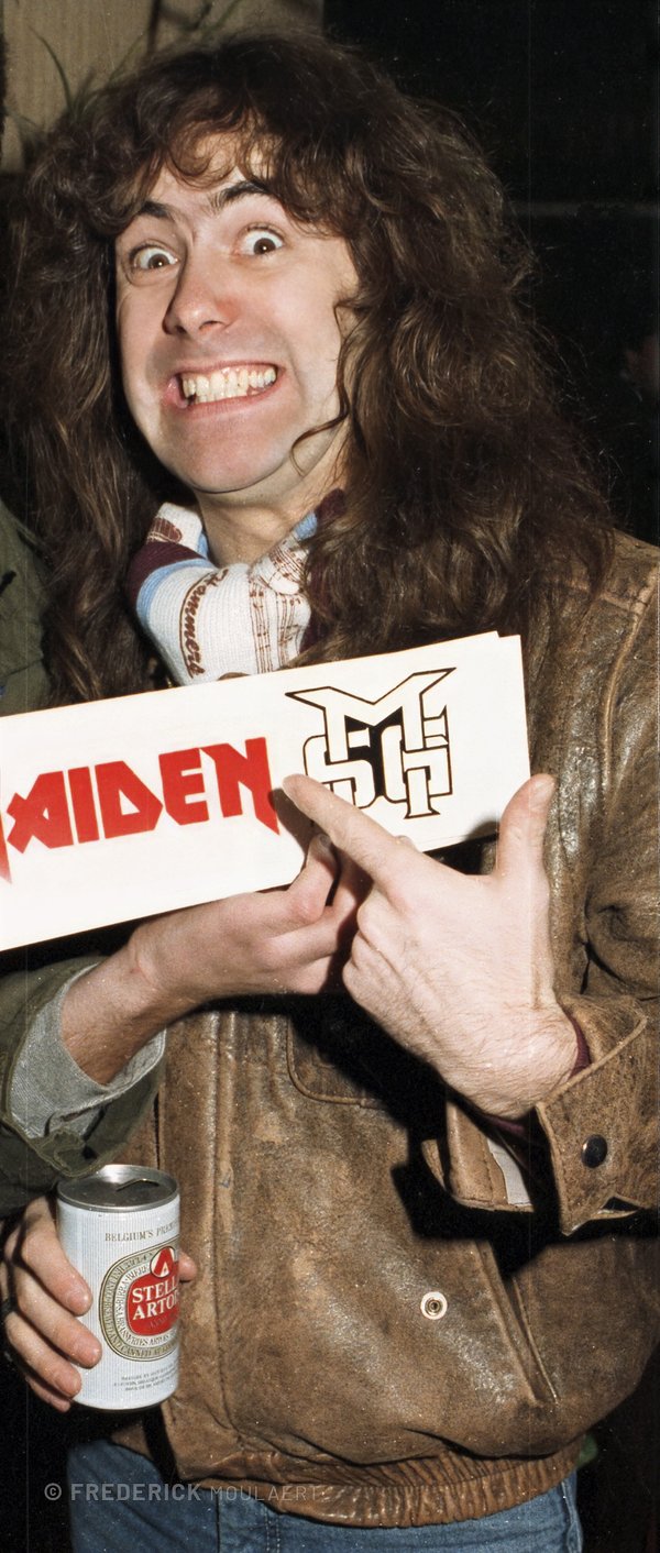 Steve Harris - Ramada Hotel - World Piece Tour 1983