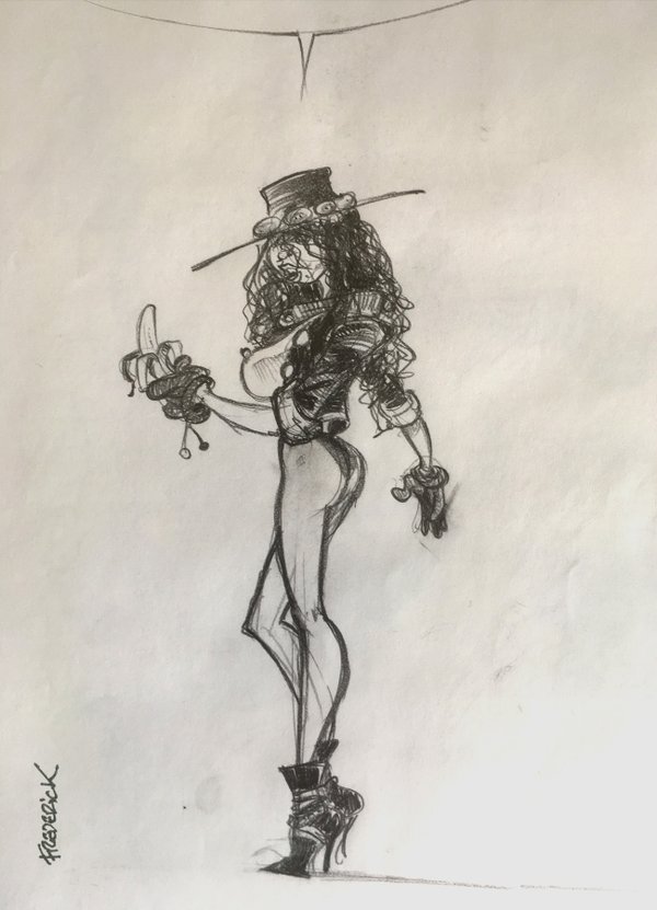 Amina 1 (pencil sketch)