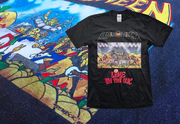 Helloween "Live in the UK" - Tee Shirts merchandising