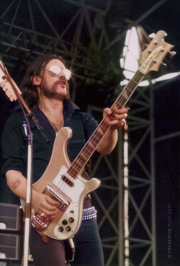 Lemmy of Motörhead at Heavy Sound Festival in June 1984