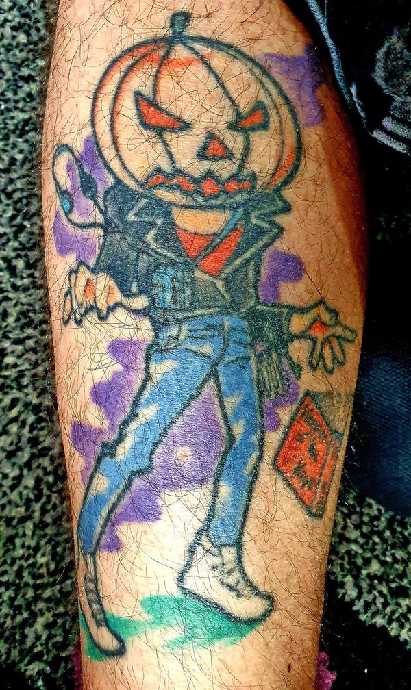 Ilario Gobbi - Pumpkin Tattoo from "Metamorphosis" drawing