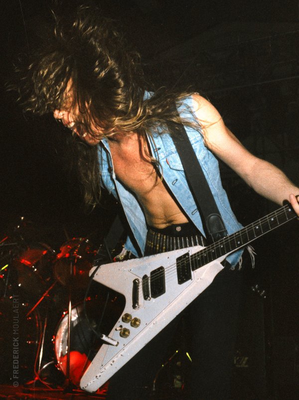 James Hetfield opening for Venom (7 Dates Of Hell 1984)