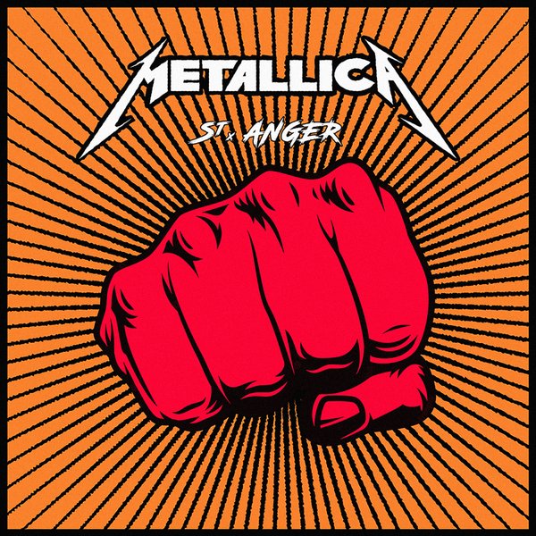St Anger - Metallica - 2003 - Alternative album cover (made in 2021 before AI)