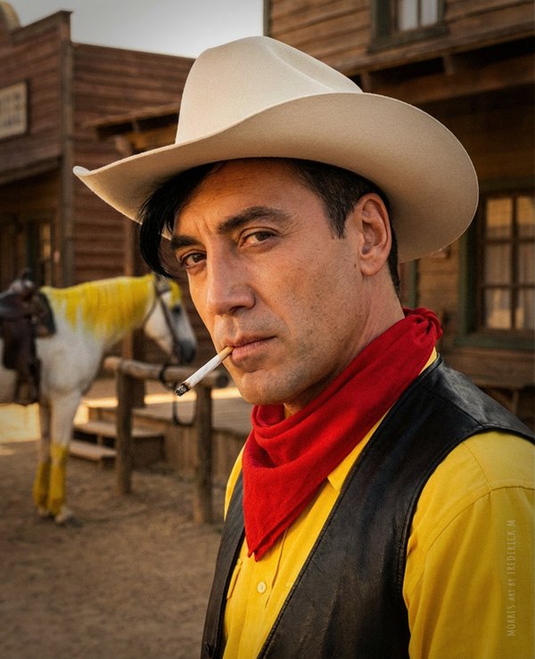 Javier Bardem as Lucky Luke ?