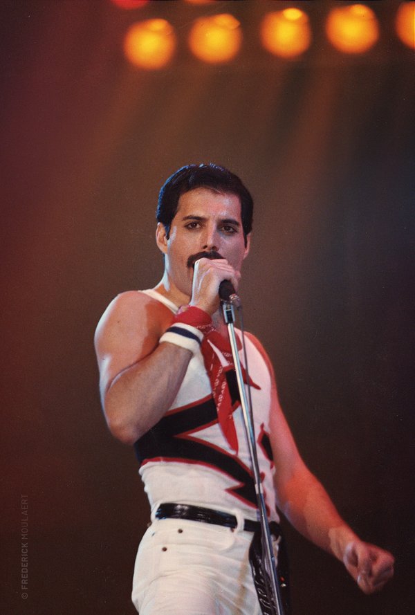 Freddie Mercury in Brussels - April 1982