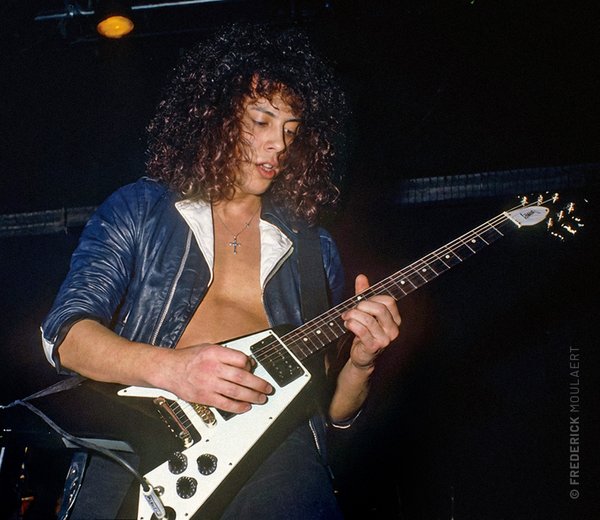 Kirk Hammet opening for Venom (7 Dates Of Hell 1984)