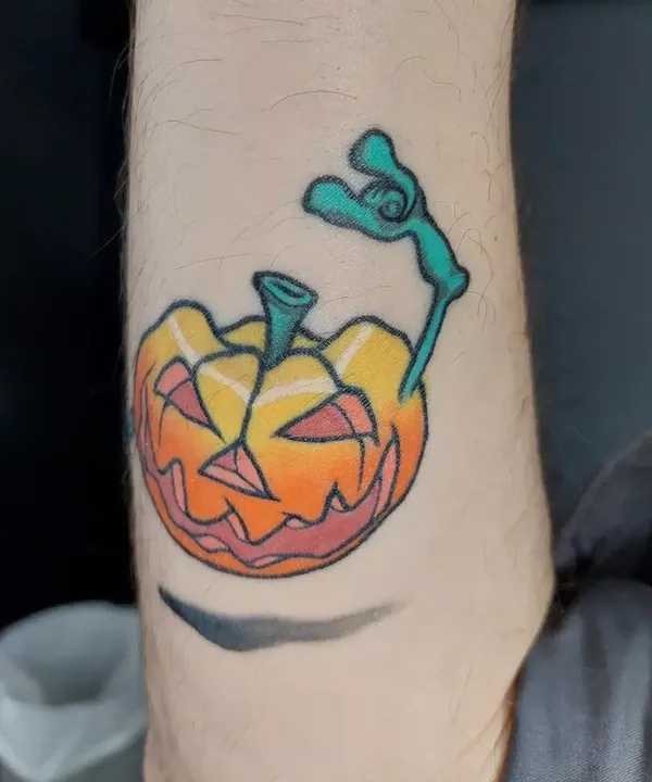 Nefa at Ritual Tattoo - Pumpkins Tattoos from "Chameleon" drawings