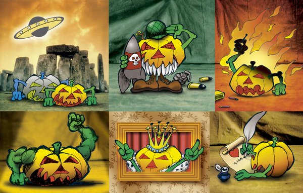 Pumpkins made for the Time Of The Oath Album