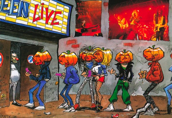 Helloween Live in the UK - Back cover details