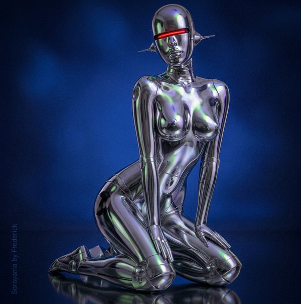 Chrome Gynoids - hommage to Sorayama