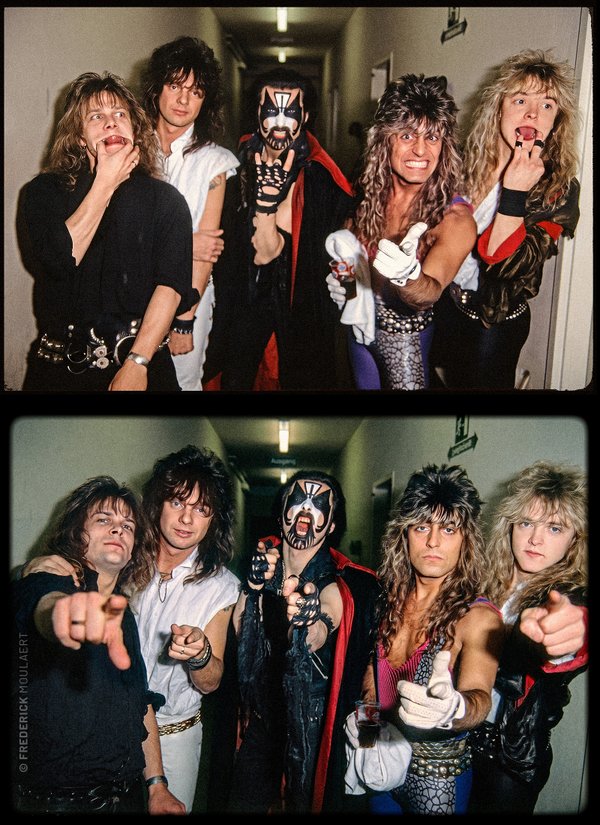 Timi Hansen, Andy LaRocque, Kim Petersen, Mikkey Dee & Mike Moon / King Diamond - Abigail Tour 1987