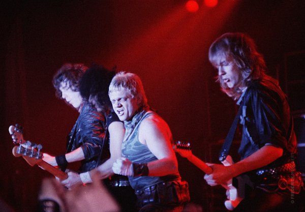 ACCEPT in Belgium - Metal Heart Tour 1985