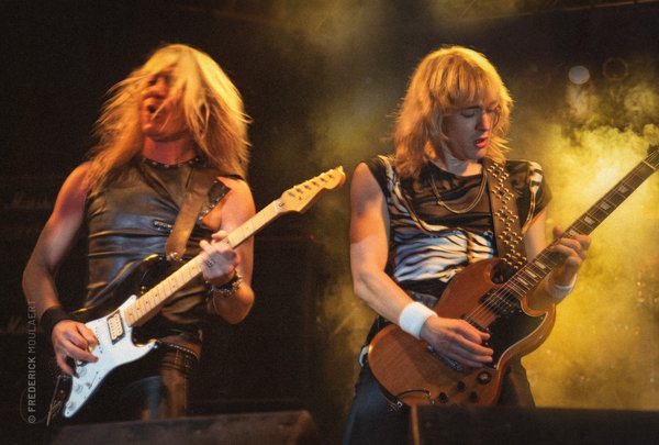Dave Murray & Adrian Smith - Reading Rock Festival 1982