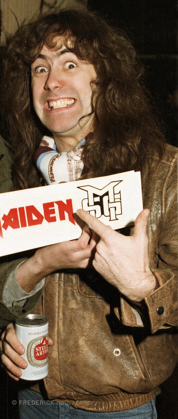 Steve Harris - Ramada Hotel - World Piece Tour 1983